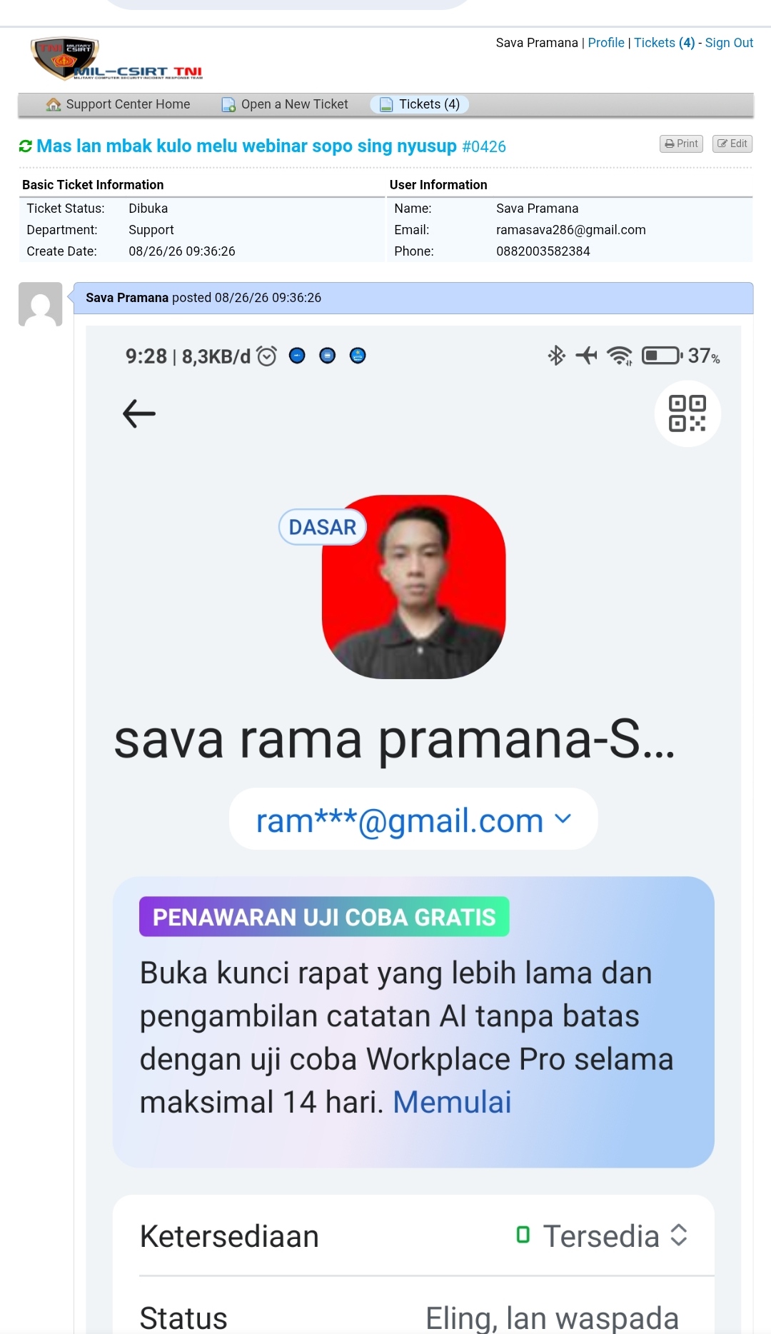 Thumbnail Aduan